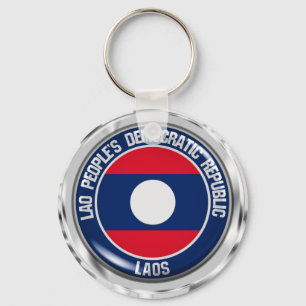Llavero Laos Round Emblem