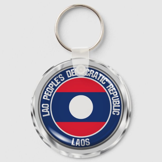 Llavero Laos Round Emblem (Anverso)