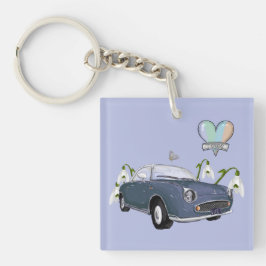 Llavero Lapis Grey Figaro key chain