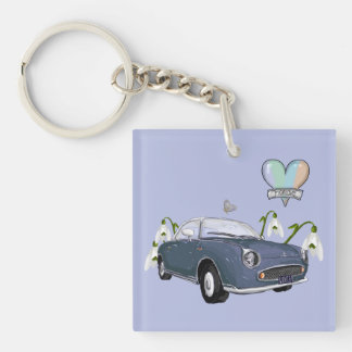 Llavero Lapis Grey Figaro key chain