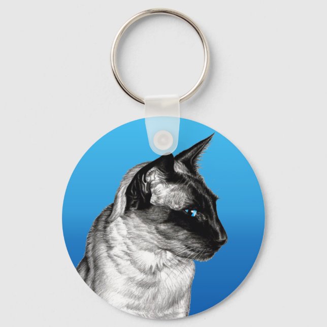 Llavero Lápiz siamés (Anverso)