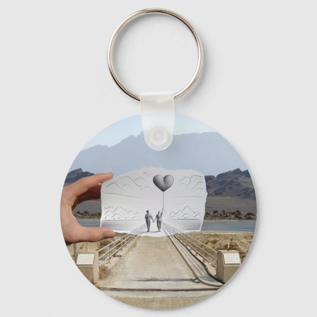 Llavero Lápiz Vs Cámara - Amantes (Anverso)