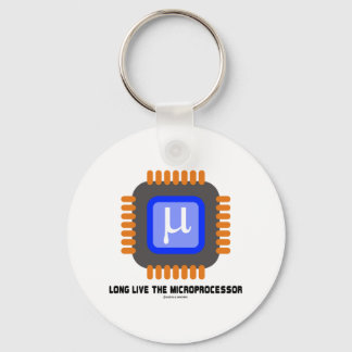 Llavero Larga vida al microprocesador (humor geek)