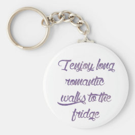 Llavero Largas caminatas románticas a la tipografía de Fri