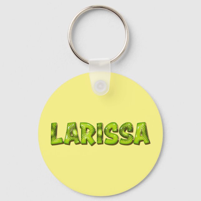 Llavero Larissa Name Kiwi Design Schlüsselanhänger (Anverso)