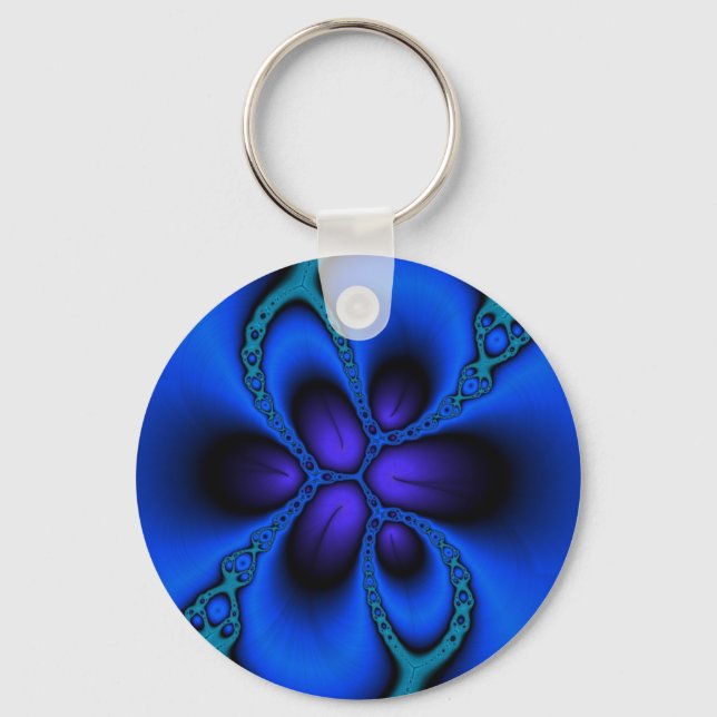 Llavero Larkspur Fractal (Anverso)