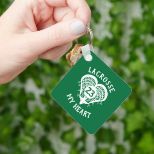 Llavero Lárosse Verde Mi Corazón Foto Keychain
