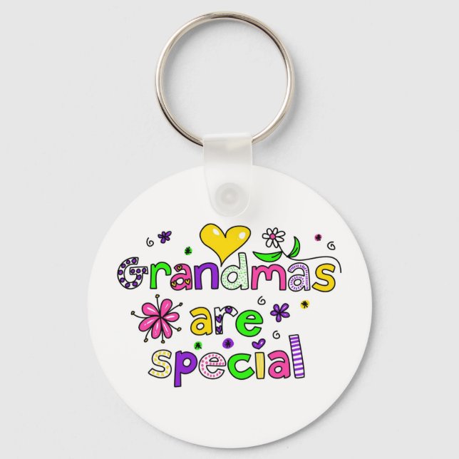 Llavero Las abuelas son especiales (Anverso)
