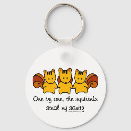 Llavero Las ardillas me roban la cordura