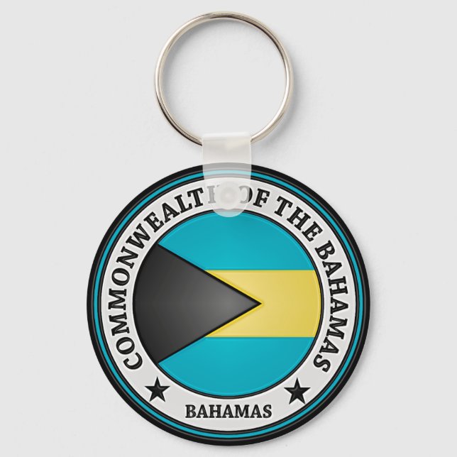 Llavero Las Bahamas rodean el Emblema (Anverso)