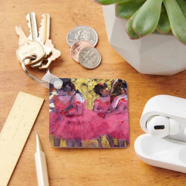 Llavero Las bailarinas rosas, antes del ballet de Edgar De (Escritorio )