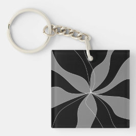 Llavero Las cadenas de flores nocturnas muy elegantes y de