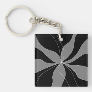 Llavero Las cadenas de flores nocturnas muy elegantes y de