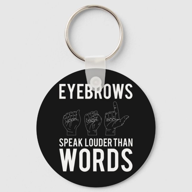 Llavero Las Cebollas Hablan Más Que Las Palabras Sordas-Si (Anverso)