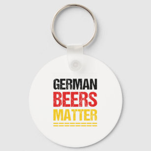 Llavero Las cervezas alemanas importan la bandera alemana 