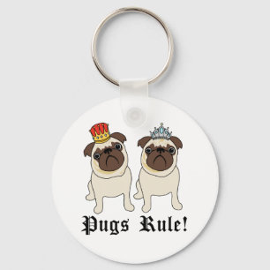 Llavero Las claves de gobierno de Rey y Reina Pugs