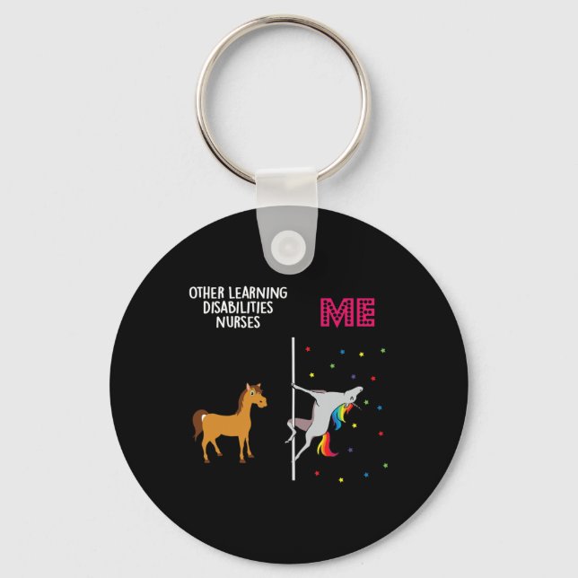 Llavero Las discapacidades de aprendizaje enferman a Unico (Anverso)