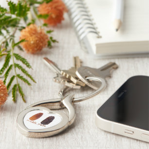 Llavero Las dos citas de SlipperyJoe engullieron ciruelas 