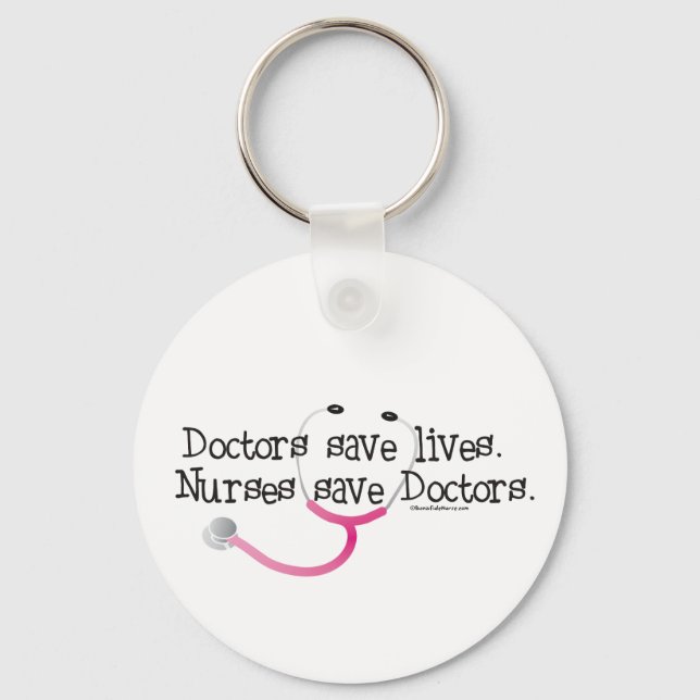 Llavero Las enfermeras ahorran Médicas (Anverso)