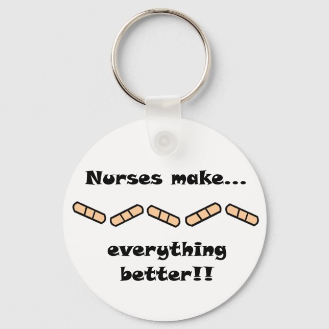 Llavero Las enfermeras mejoran todo (Anverso)