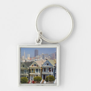 Llavero Las famosas Painted Ladies de San Francisco