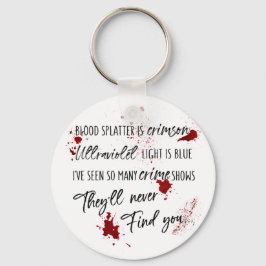 Llavero Las Fuentes De Sangre Son Rojas Crimson | Misterio