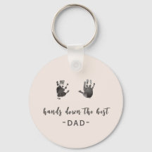 Las huellas de los personalizados mejor papá