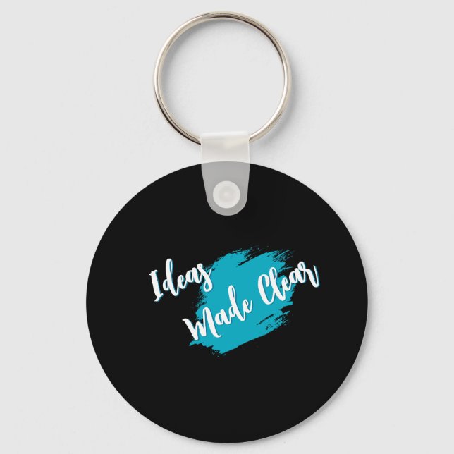 Llavero Las Ideas Dejaron Claro La Cadena Clave Motivacion (Anverso)