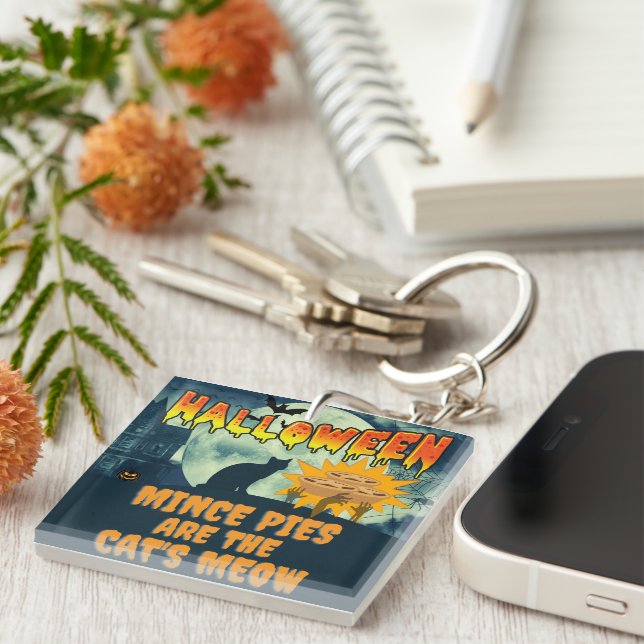 Llavero Las lágrimas de príncipe de Halloween son la carne (Frente Derecha)