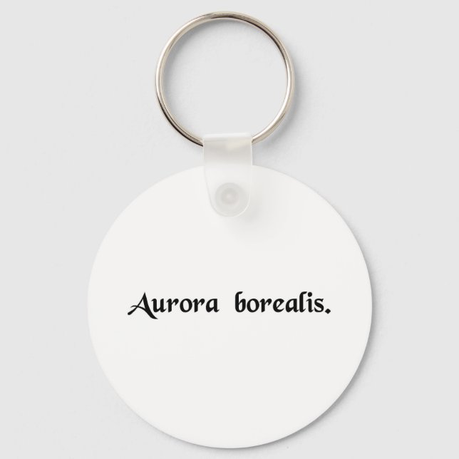 Llavero Las luces del norte (Anverso)