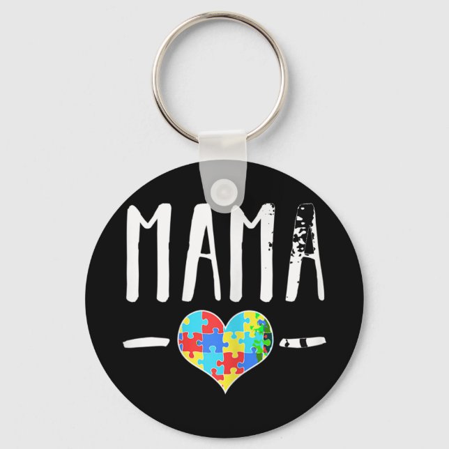 Llavero Las madres que son padres de niños autistas son (Anverso)