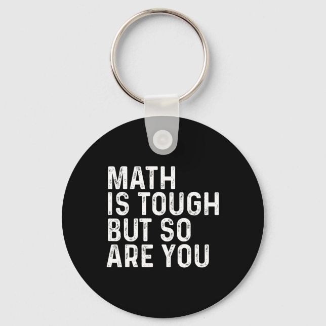 Llavero Las Matemáticas Son Difíciles Pero Tú También Prof (Anverso)