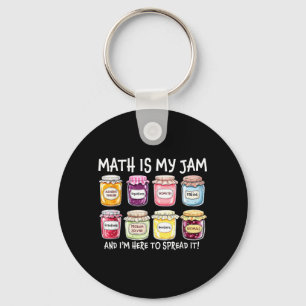 Llavero Las matemáticas son mermelada y están aquí para di