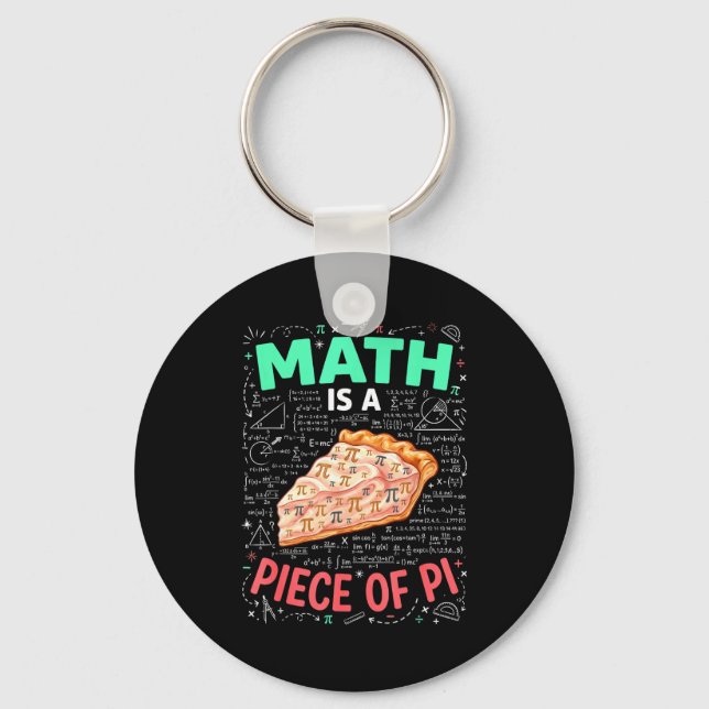 Llavero Las Matemáticas Son Pan Comido - Día Pi & Amante D (Anverso)