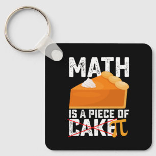 Llavero Las matemáticas son pan comido Pi día divertido