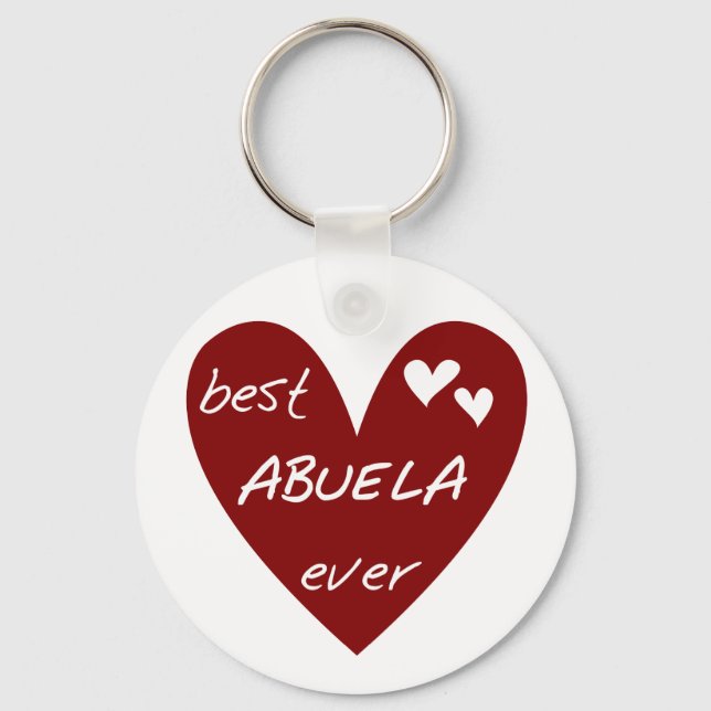 Llavero Las mejores camisetas y regalos de Abuela del (Anverso)