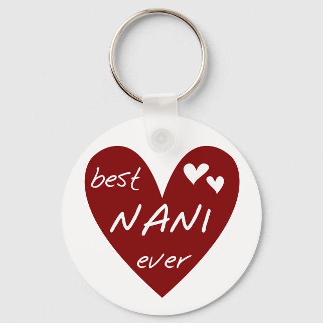 Llavero Las mejores camisetas y regalos de Nani del (Anverso)