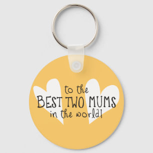 Llavero Las mejores dos mamáes del mundo