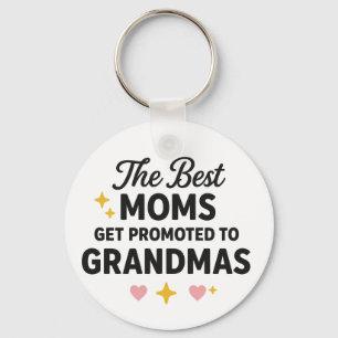 Llavero Las mejores mamás se promocionan a las abuelas