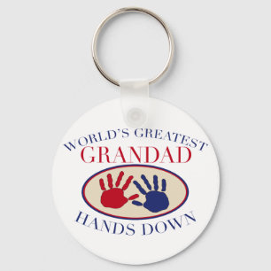 Llavero Las mejores    manos del Grandad abajo