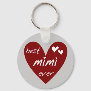 Llavero Las mejores nunca camisetas Mimi y regalos del