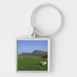 Llavero Las montañas Quiraing, Isla de Skye, Tierras Altas