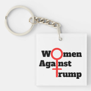 Llavero Las mujeres contra el keychain de Trump