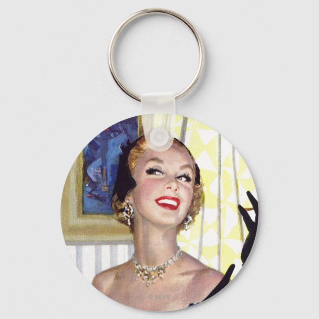 Llavero Las mujeres inteligentes también son peligrosas (Anverso)