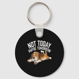 Llavero Las Mujeres No Hoy Tal Vez Mañana Funny Lazy Dog S