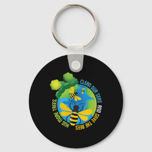 Llavero Las mujeres salvan a las abejas - Protección del m