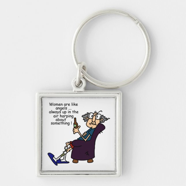 Llavero Las Mujeres Son Como Los Ángeles (Frente)