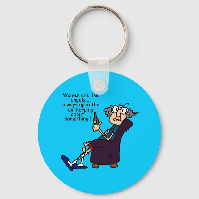 Llavero Las Mujeres Son Como Los Ángeles (Anverso)