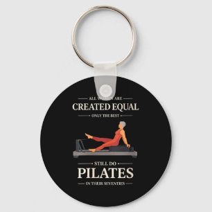 Llavero Las mujeres son creadas iguales hacen pilates en