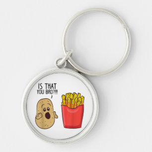 Llavero Las Papas Fries Es Que Te Hermes Patatas Graciosas
